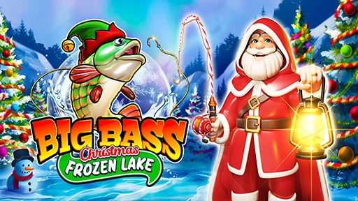 Casino Slots Big Bass Christmas Frozen Lake