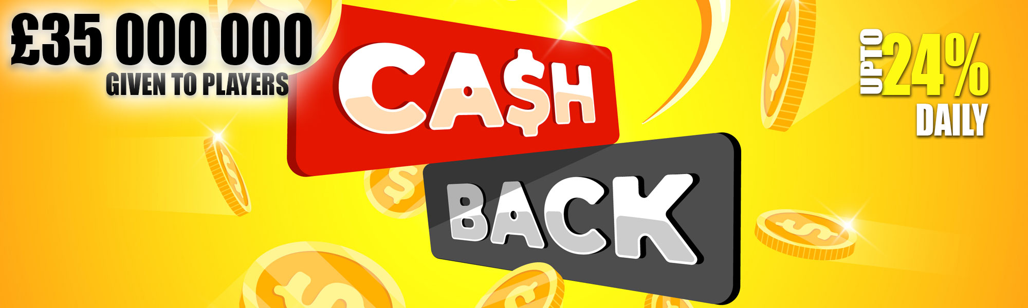 Playhub Casino loyalty program | Daily Cashback | Upto 24%